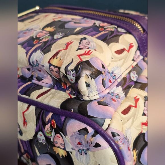 Loungefly Disney Parks Pastel Villains AOP Backpack and Wallet Set main image 9
